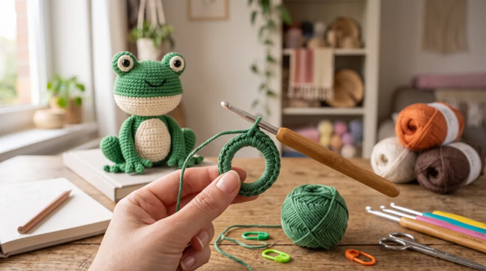 ¿Cómo hacer un anillo mágico a crochet? Guía paso a paso