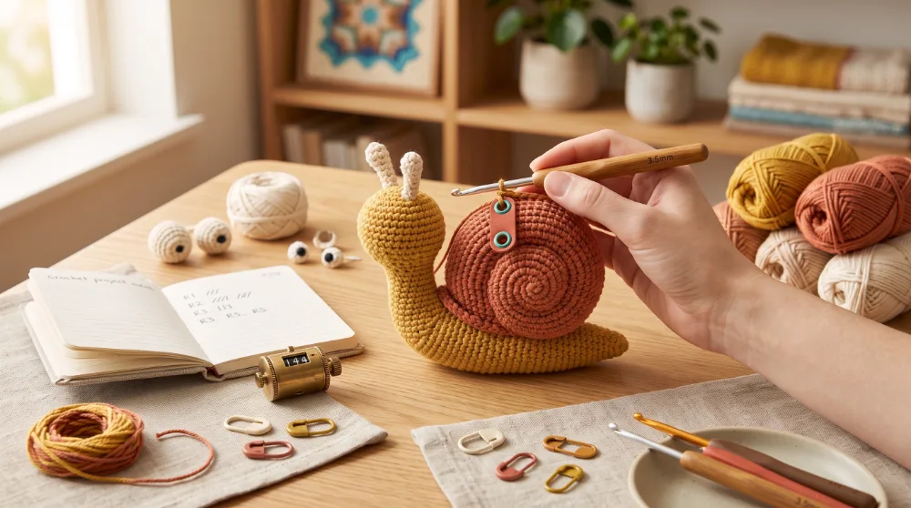 ¿Cómo contar vueltas y puntos en amigurumi? Guía para no perderse