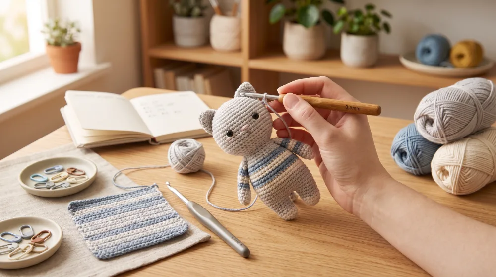 ¿Cómo conseguir un crochet parejo? Guía para mejorar la tensión en amigurumis